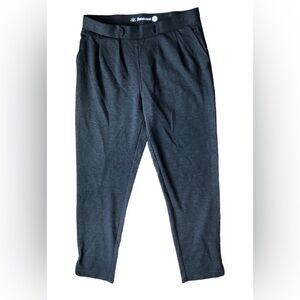 BetaBrand Slim SOHO Joggers M Charcoal Gray Pull On Belt Loops Stretch Knit Yoga